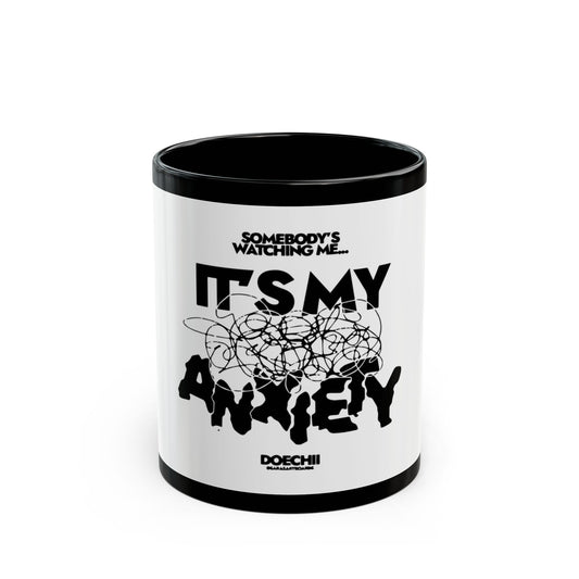 Block Font Quote Black Mug (11oz, 15oz) - snazzymerch