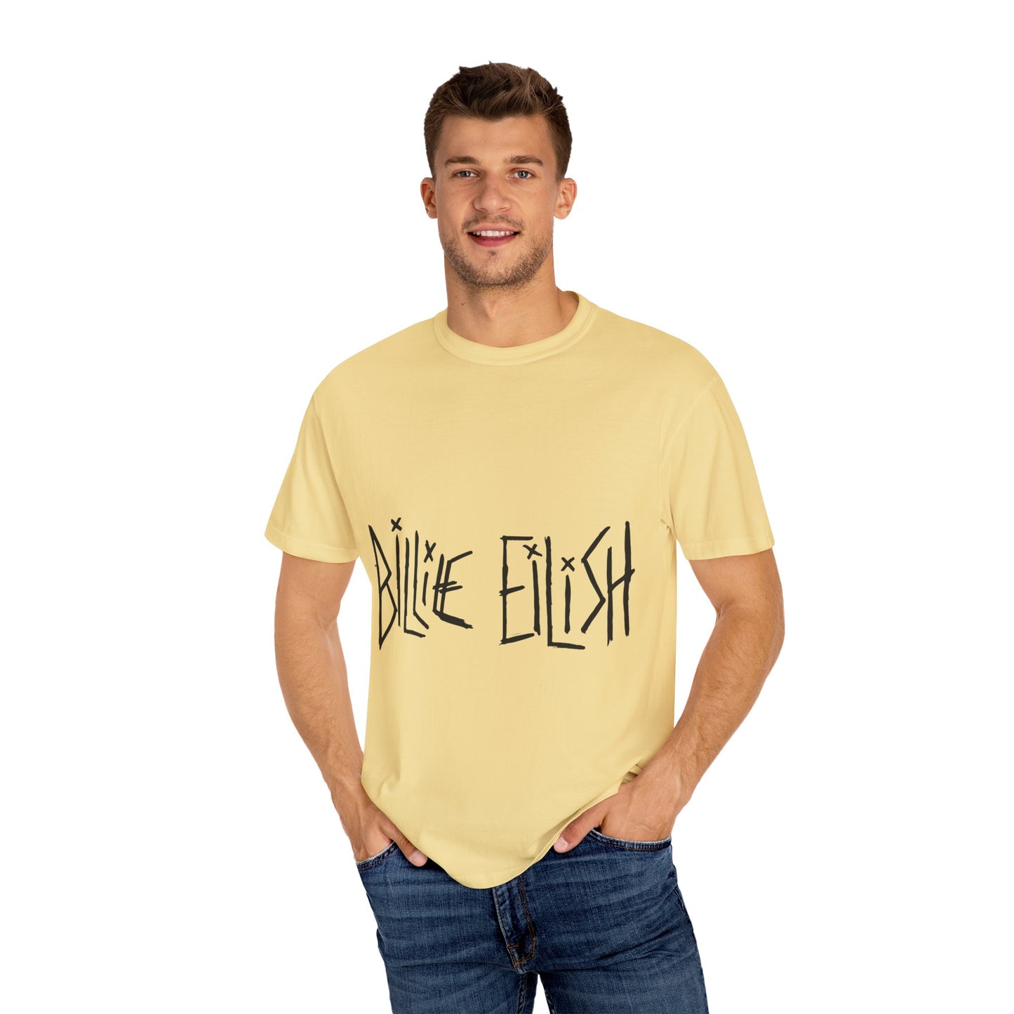 Billie Eilish Inspired Dyed T-shirt – Twisted Ink Font Edition Printify