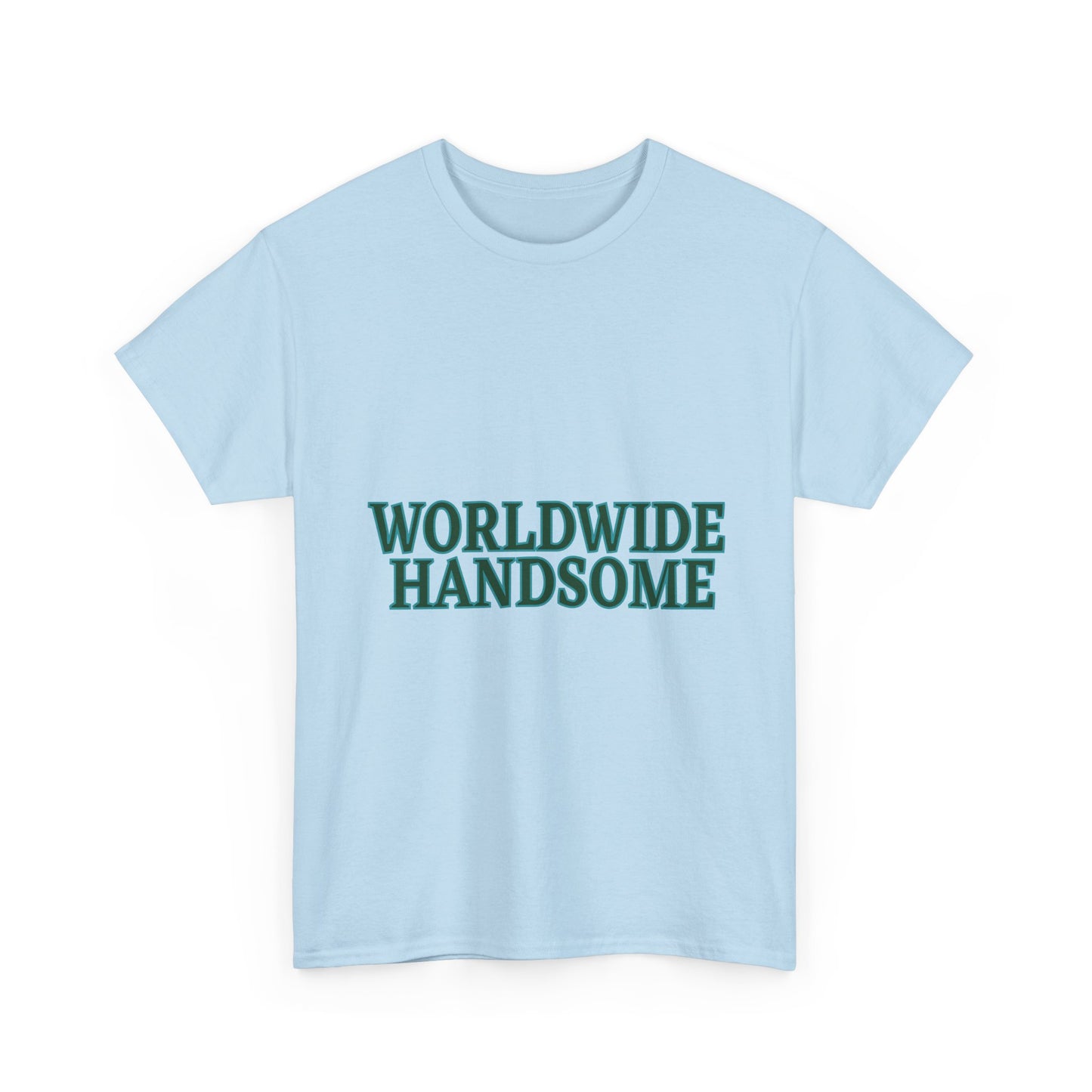 Global Handsome Typography Unisex Heavy Cotton Tee - snazzymerch