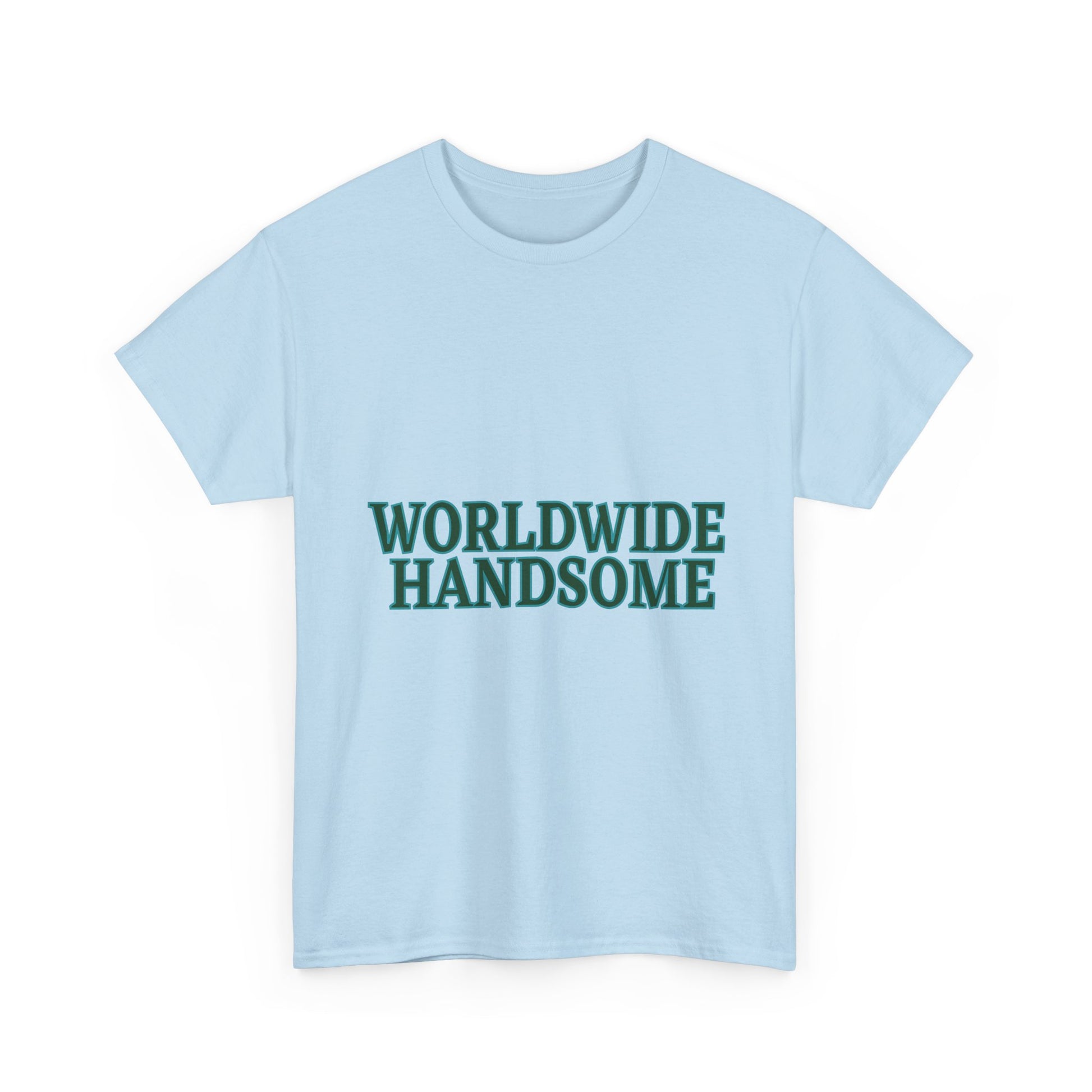 Global Handsome Typography Unisex Heavy Cotton Tee - snazzymerch