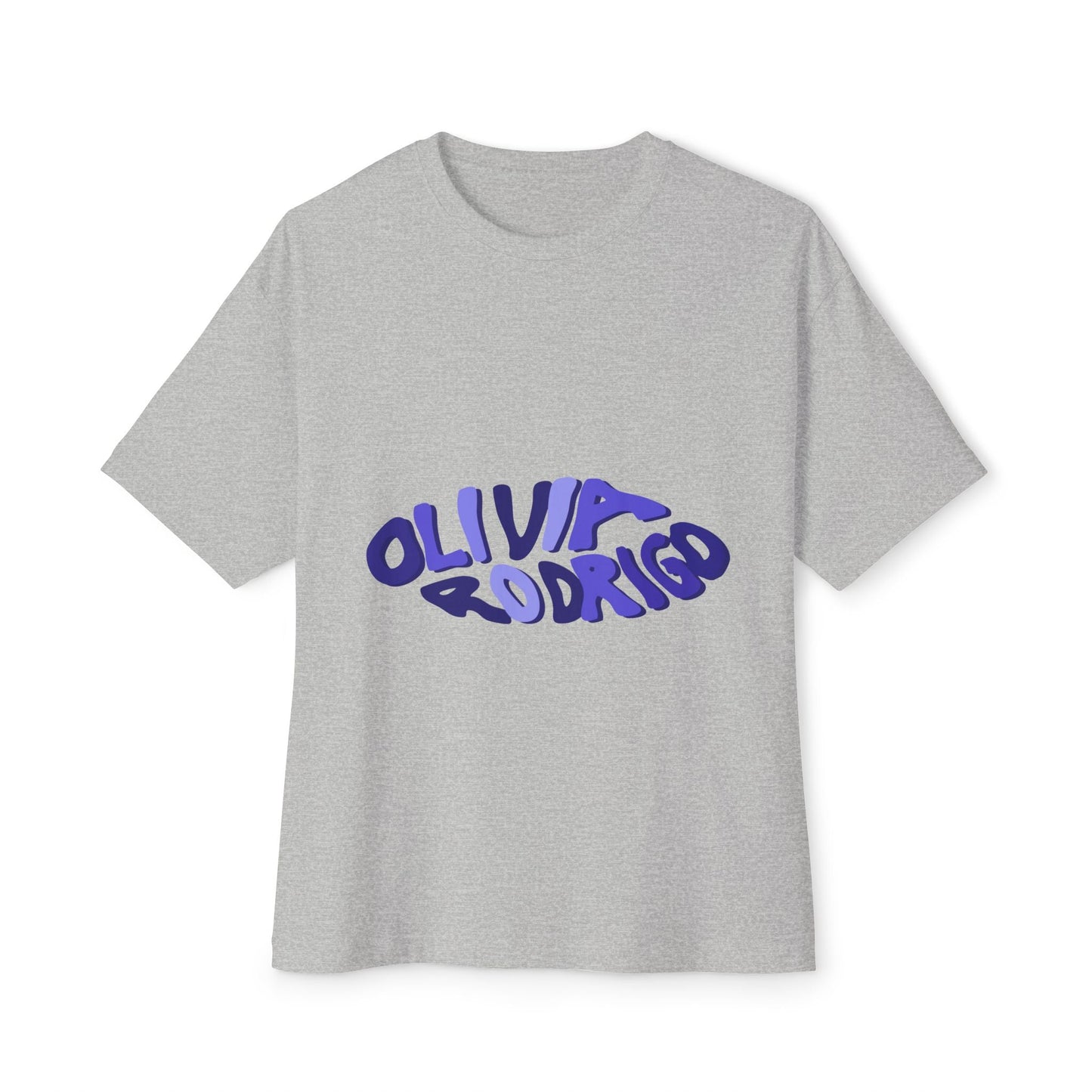 Olivia Rodrigo Wavy Text-Oversized Tee Printify