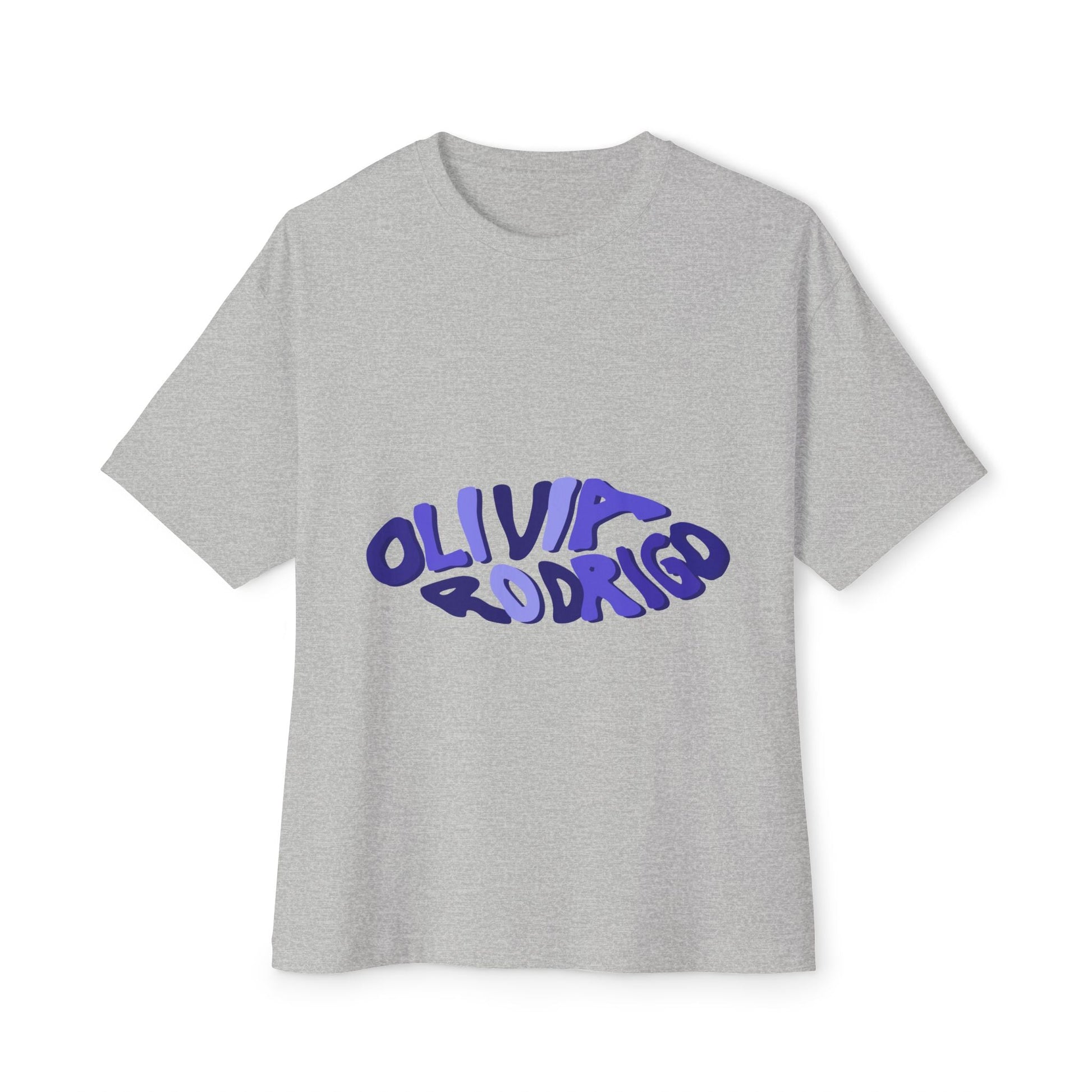 Olivia Rodrigo Wavy Text-Oversized Tee Printify