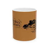 Text Graphic Ceramic Mug, (11oz, 15oz) - snazzymerch