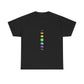 Rainbow Lunar Phases Unisex Cotton Tee Printify
