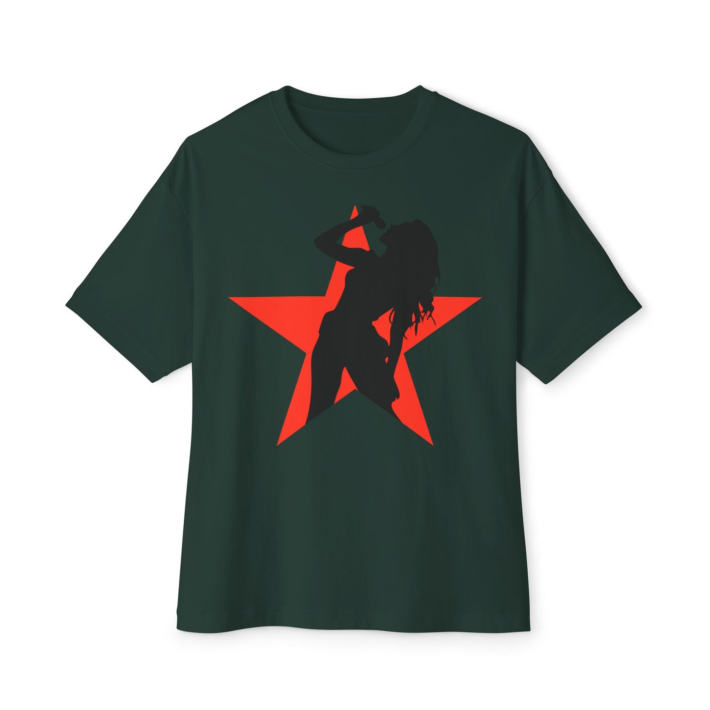 Singing Star Unisex Oversized Boxy Tee - snazzymerch