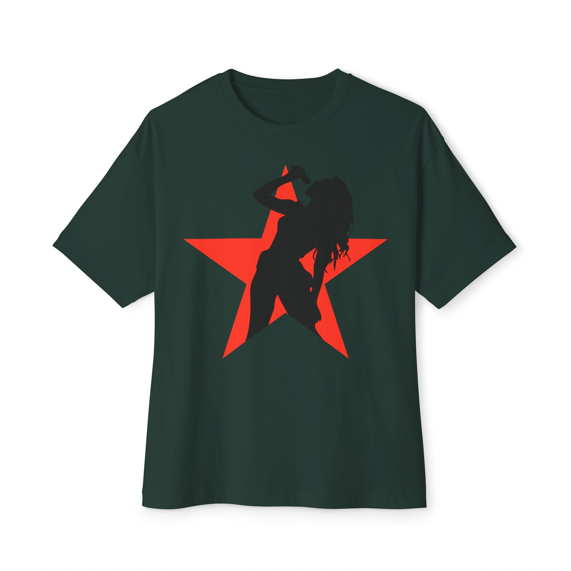 Singing Star Unisex Oversized Boxy Tee - snazzymerch