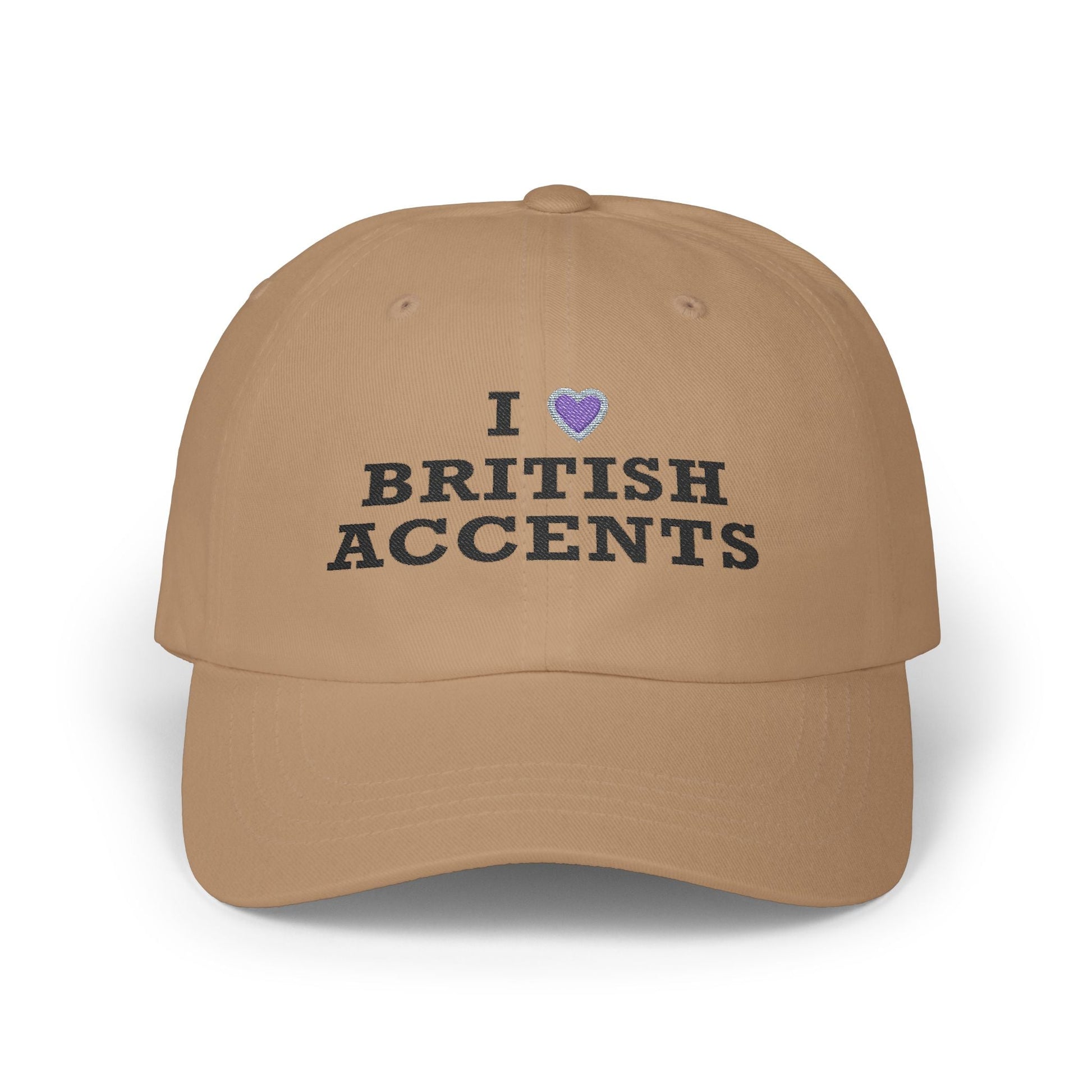 I Love British Accents Classic Dad Cap Printify
