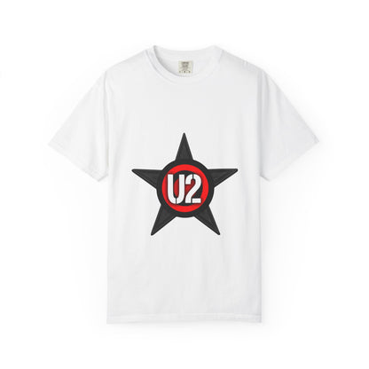 Retro Star Emblem Unisex Garment-Dyed T-shirt - snazzymerch