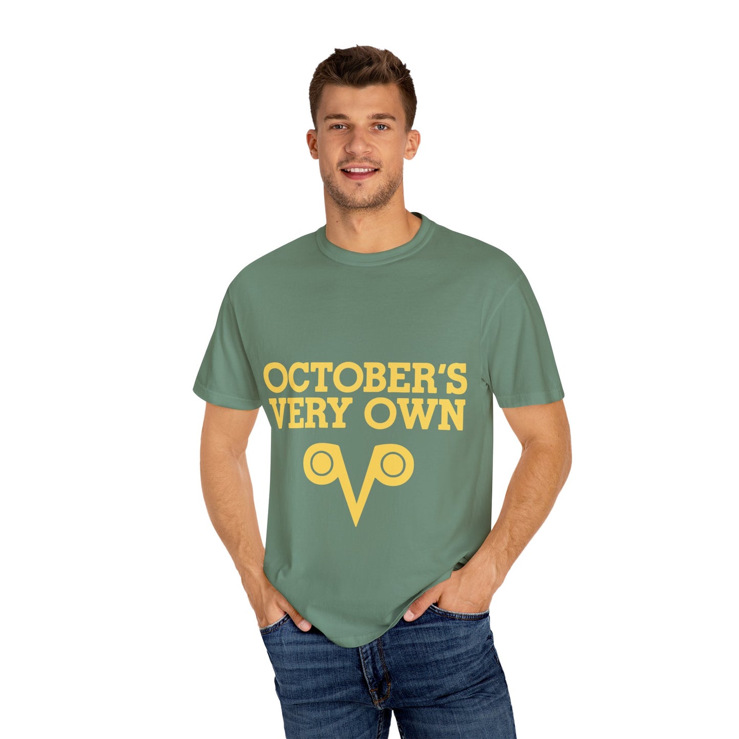 October’s Very Own Bold Logo Dyed Tshirt Printify