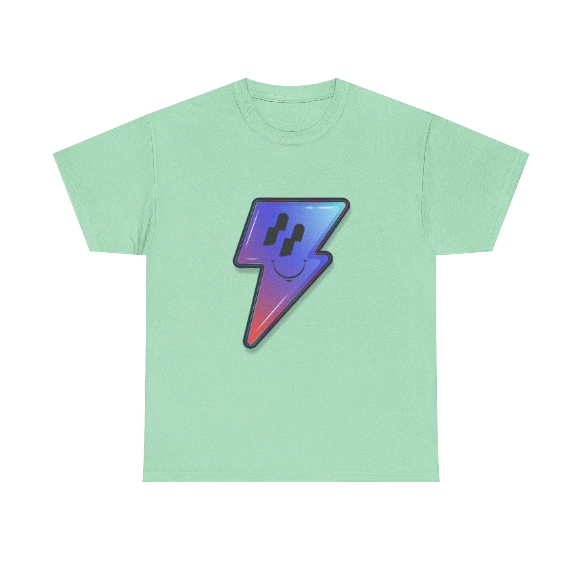 Smiley Charge Pop Unisex Heavy cotton tee Printify