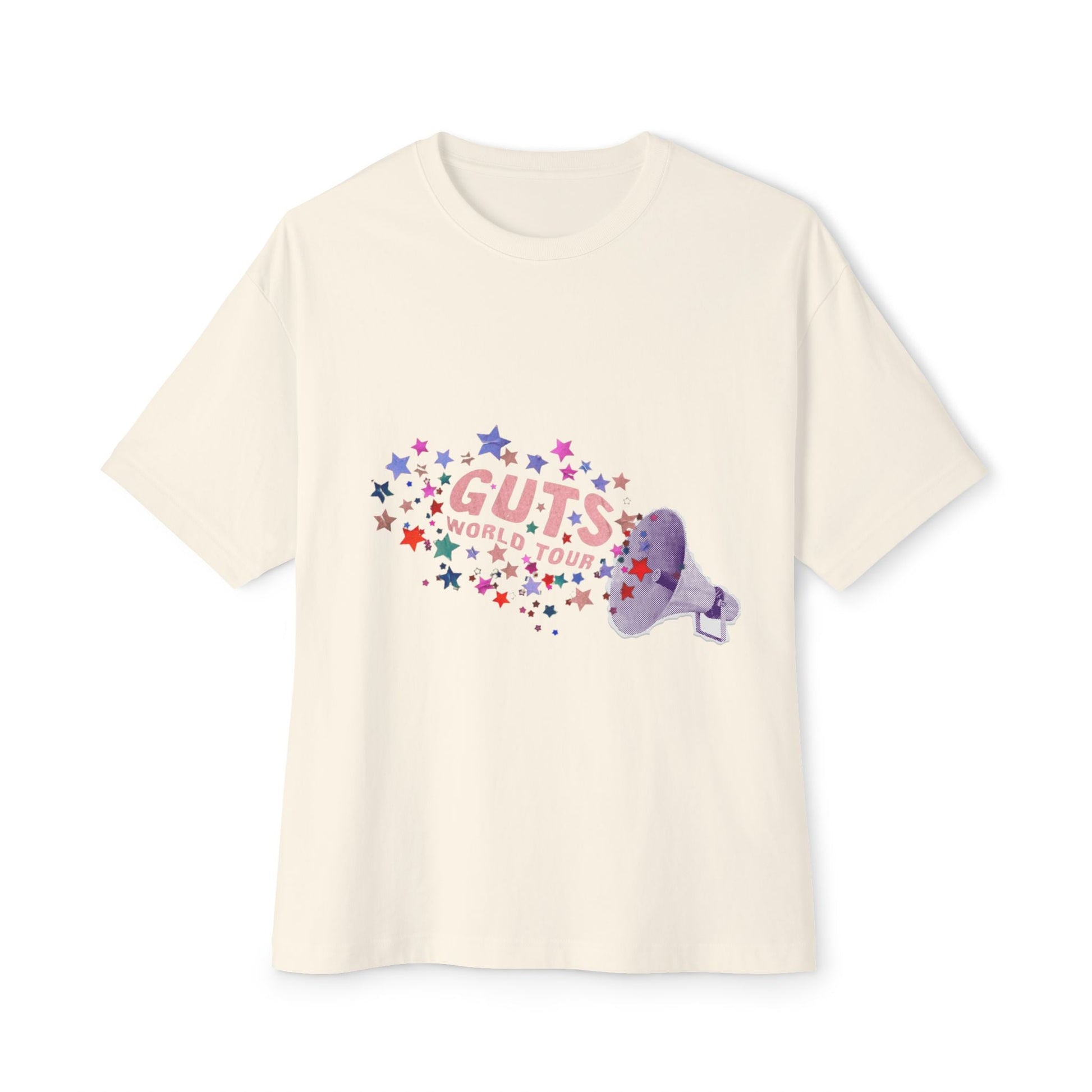 Guts World Tour Megaphone-Oversized Tee Printify