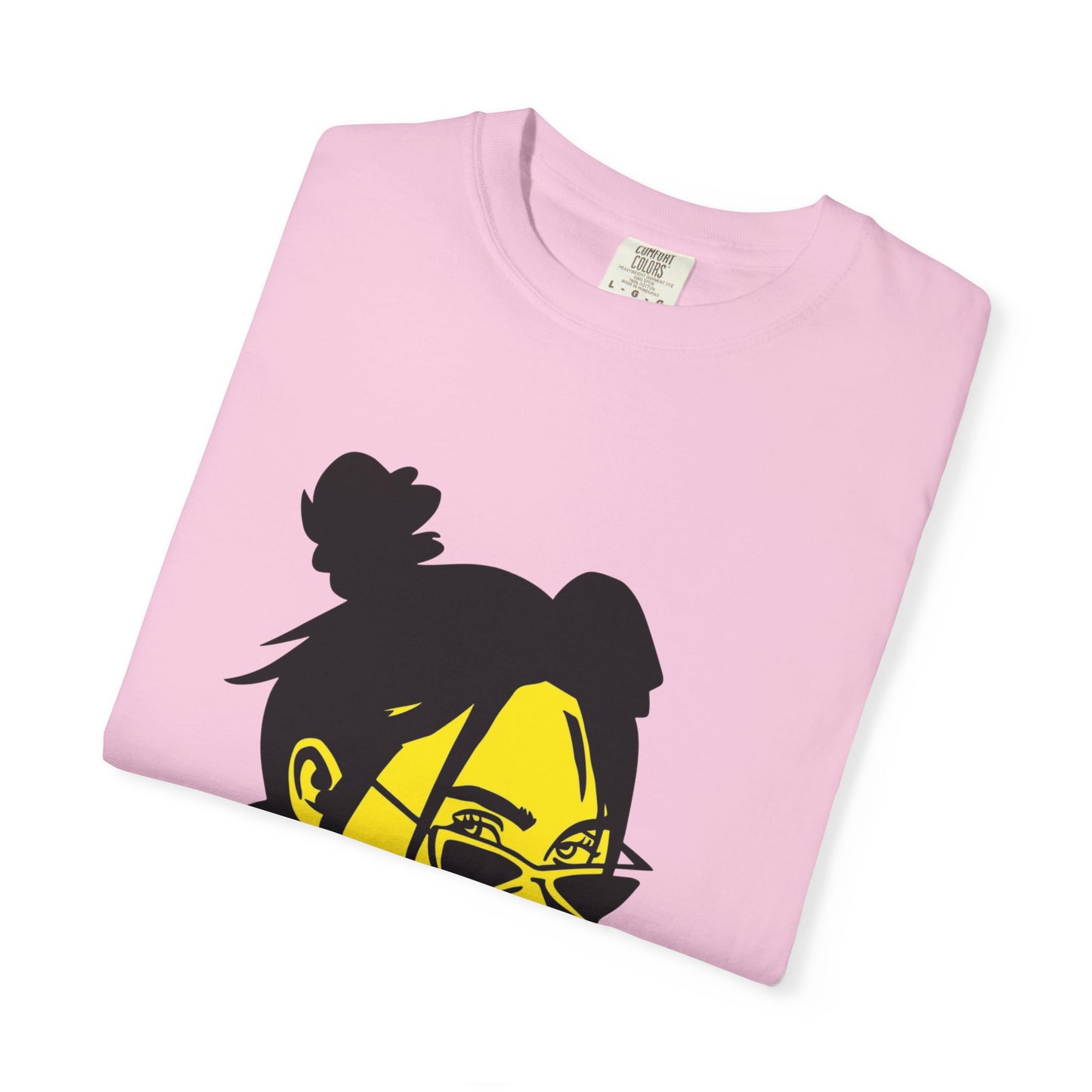Billie Eilish Inspired Dyed T-shirt – Neon Mood Portrait Edition Printify