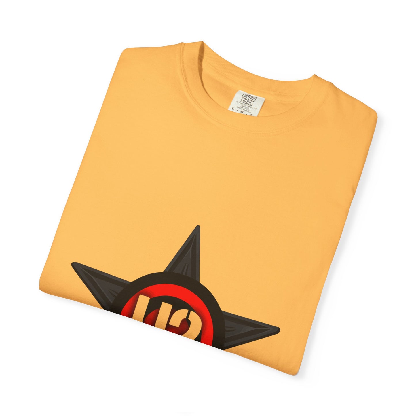 Retro Star Emblem Unisex Garment-Dyed T-shirt - snazzymerch