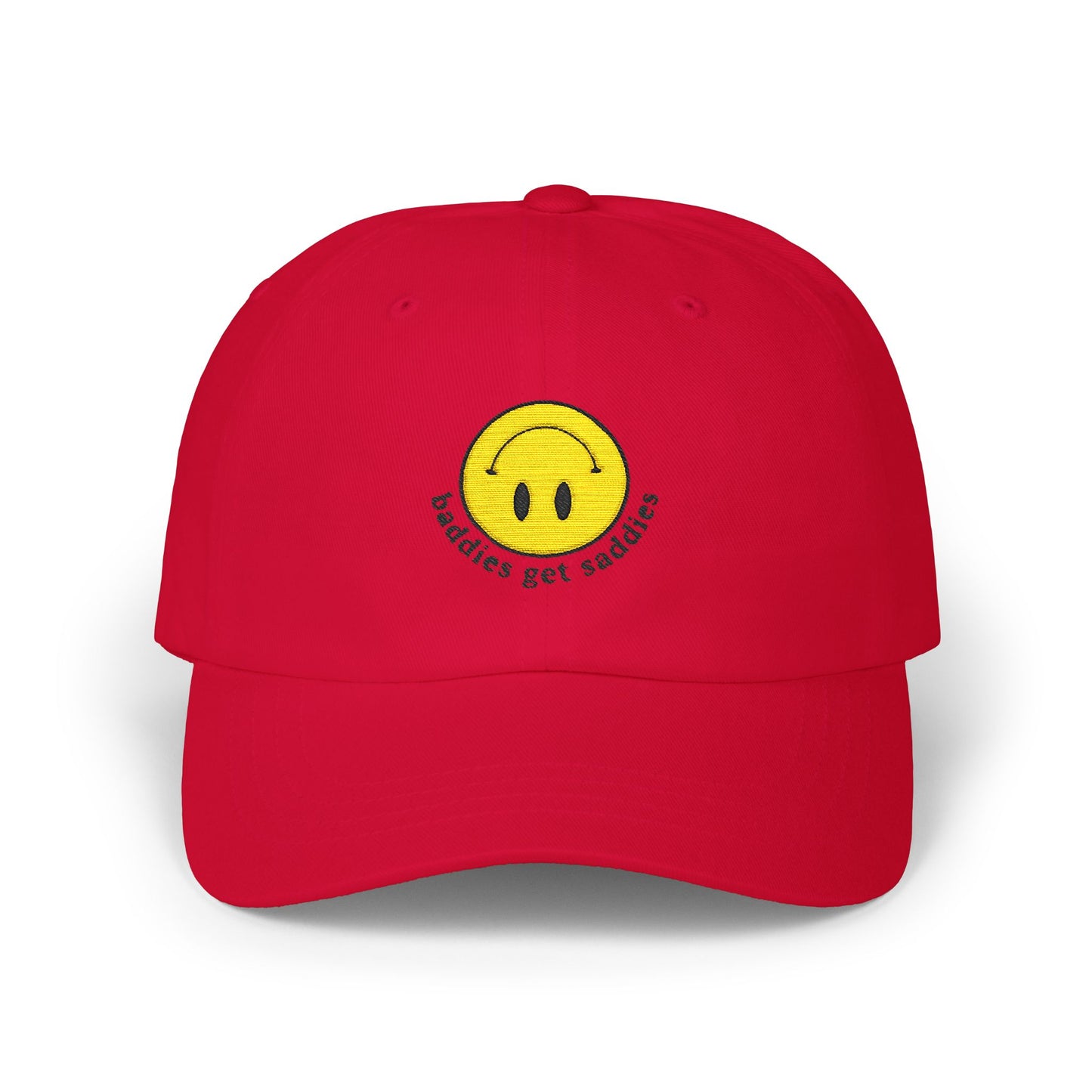 Yellow Smiley Classic Dad Cap - snazzymerch