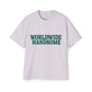 Global Handsome Typography Men's Heavy Oversized Tee - snazzymerch