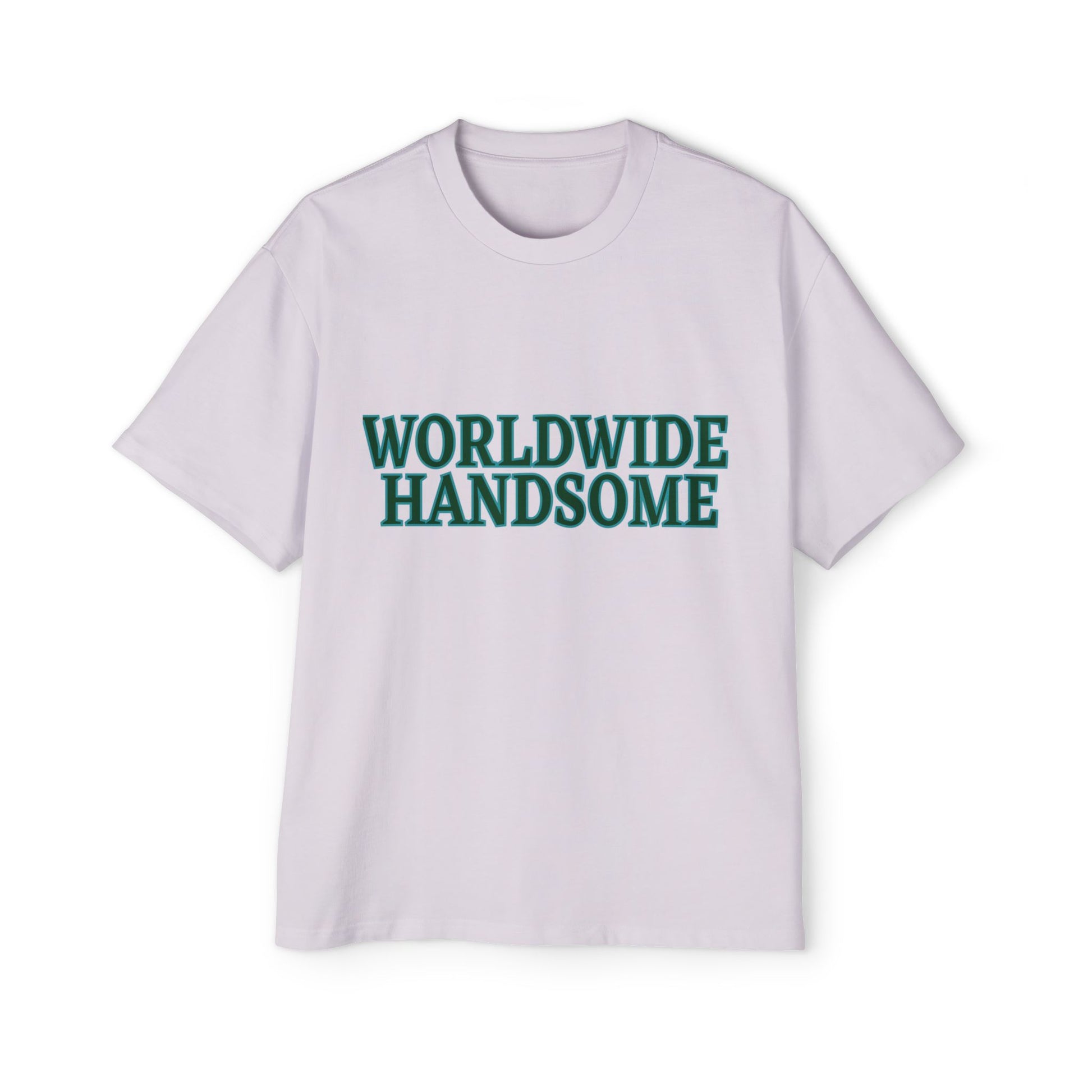 Global Handsome Typography Men's Heavy Oversized Tee - snazzymerch