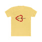 Minimal Heart Symbol Unisex Cotton Tee - snazzymerch