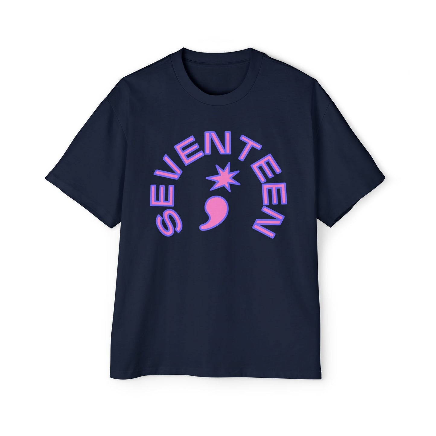 Arc Star Seventeen Men's Heavy Oversized Tee - snazzymerch