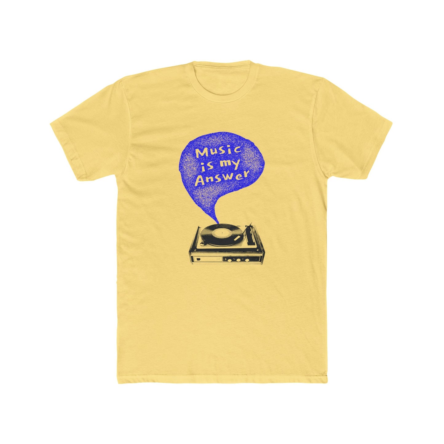 Music Is My Answer Unisex Cotton Tee - snazzymerch