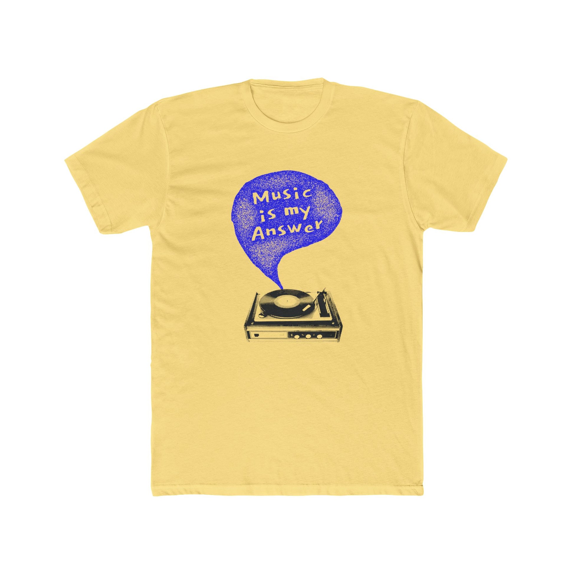 Music Is My Answer Unisex Cotton Tee - snazzymerch