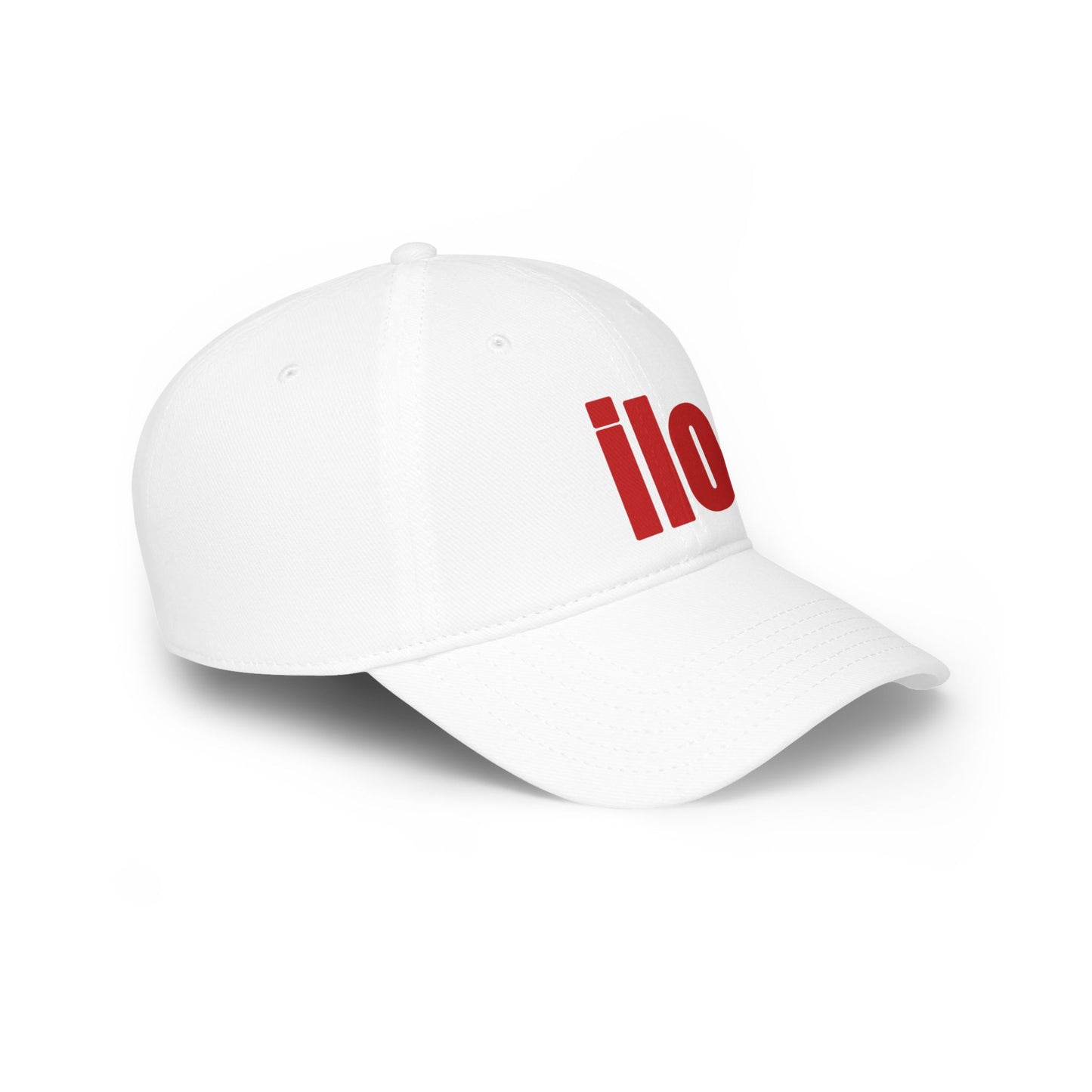 Billie Eilish Inspired Baseball Cap – Bold Red Block Edition Printify