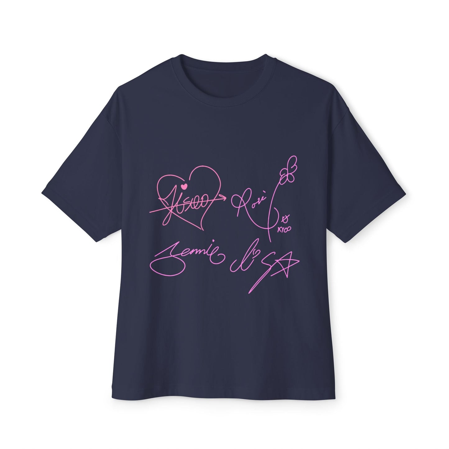 Signature Autograph – Oversized Boxy Tee Printify