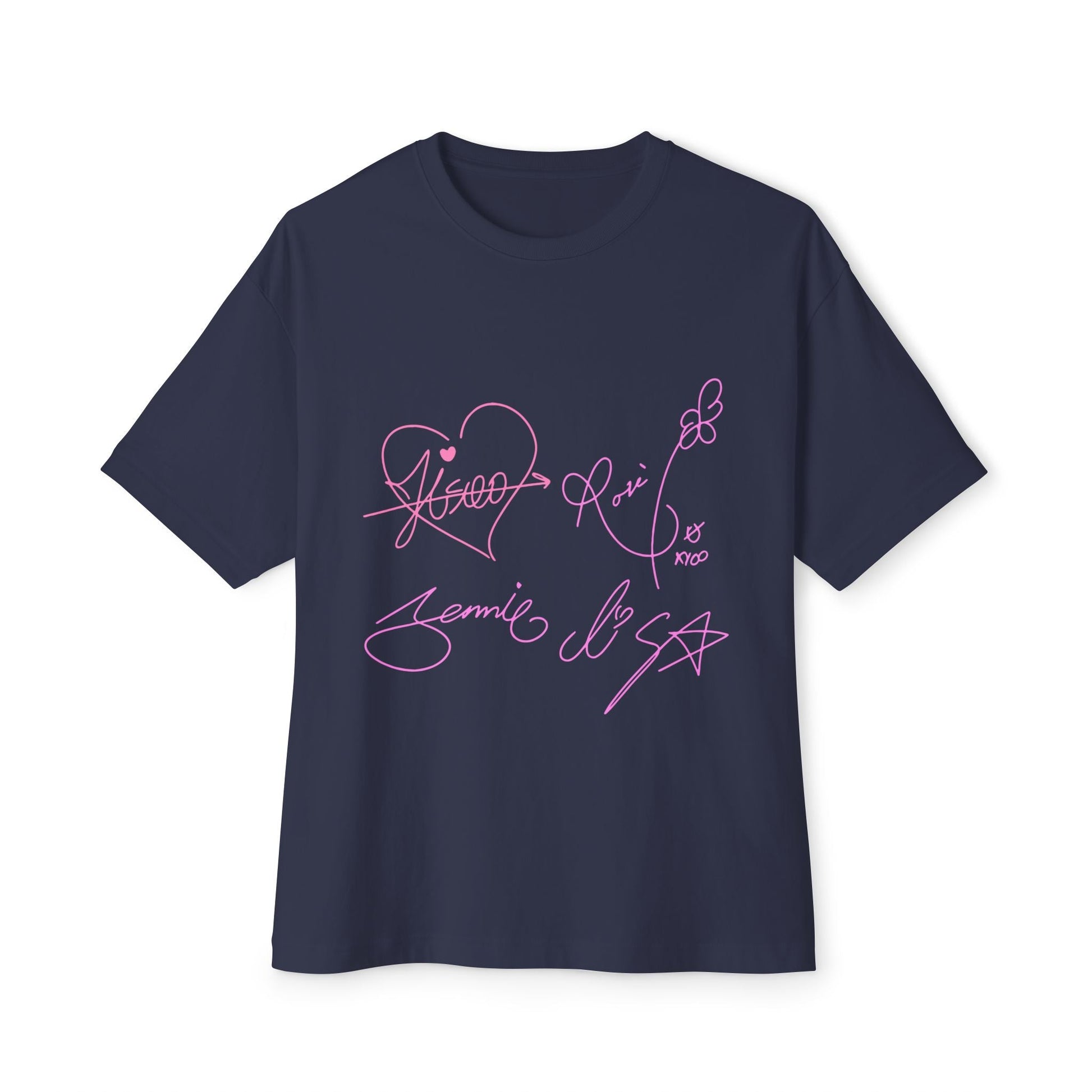 Signature Autograph – Oversized Boxy Tee Printify
