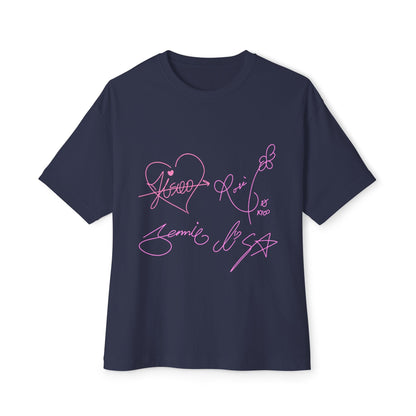 Signature Autograph – Oversized Boxy Tee Printify