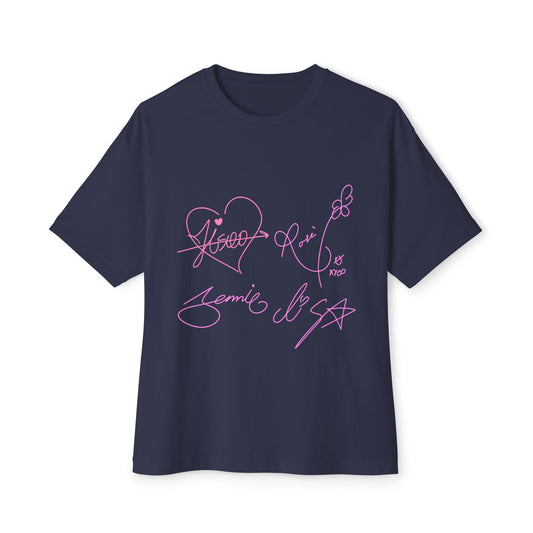 Signature Autograph – Oversized Boxy Tee Printify