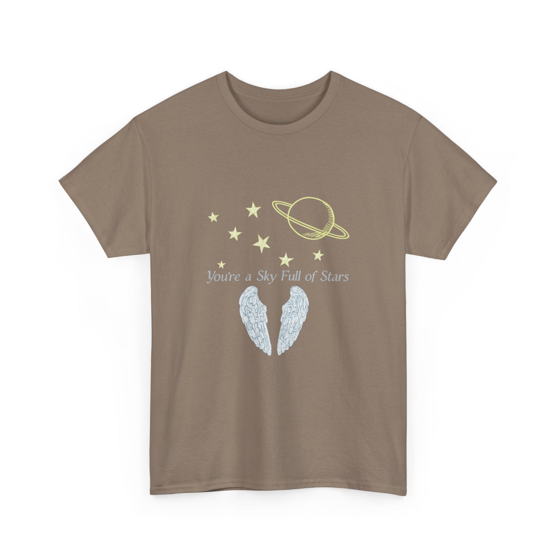 Starry Sky Wings Unisex Cotton Tee Printify