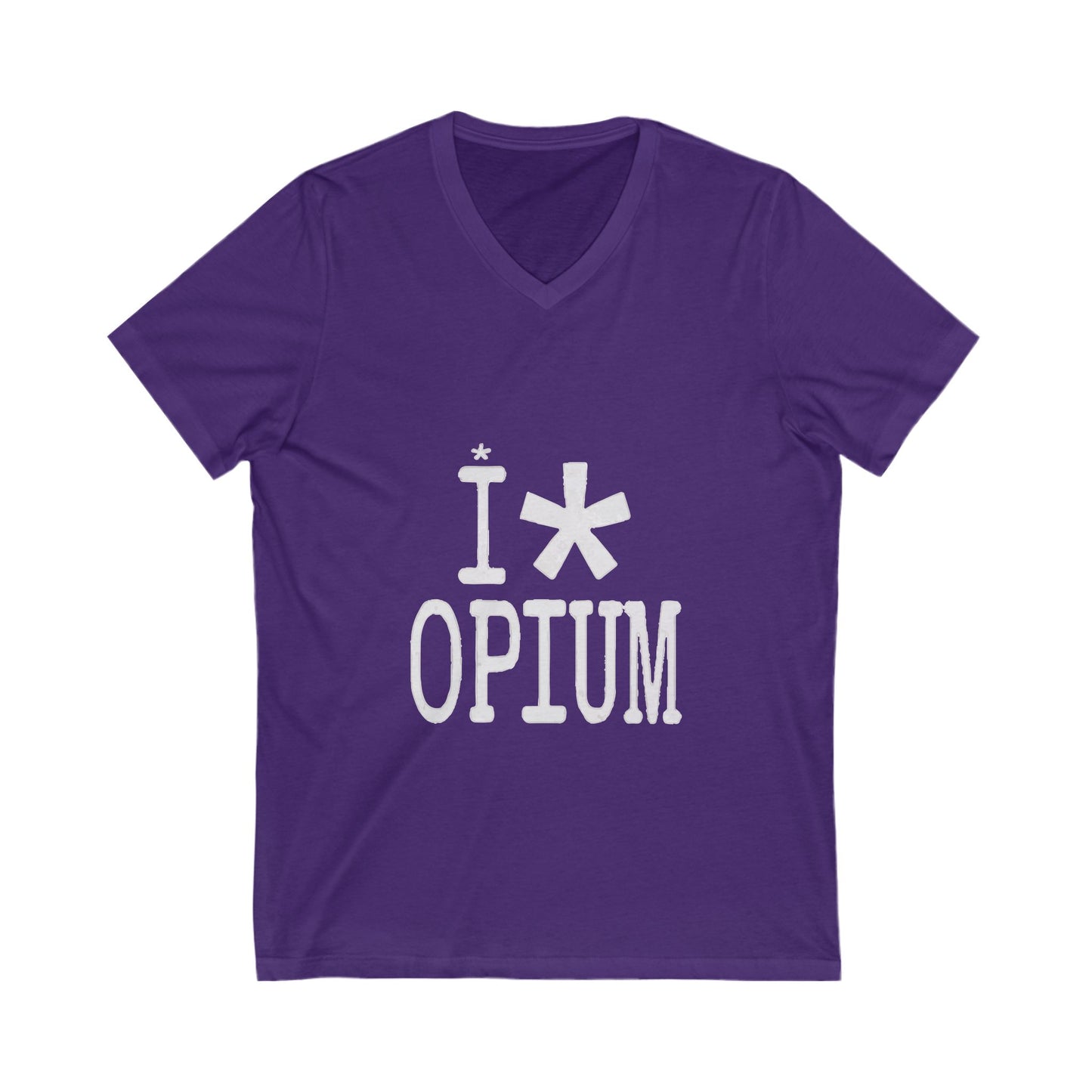 Monochrome Minimal Design Unisex Jersey Short Sleeve V-Neck Tee - snazzymerch