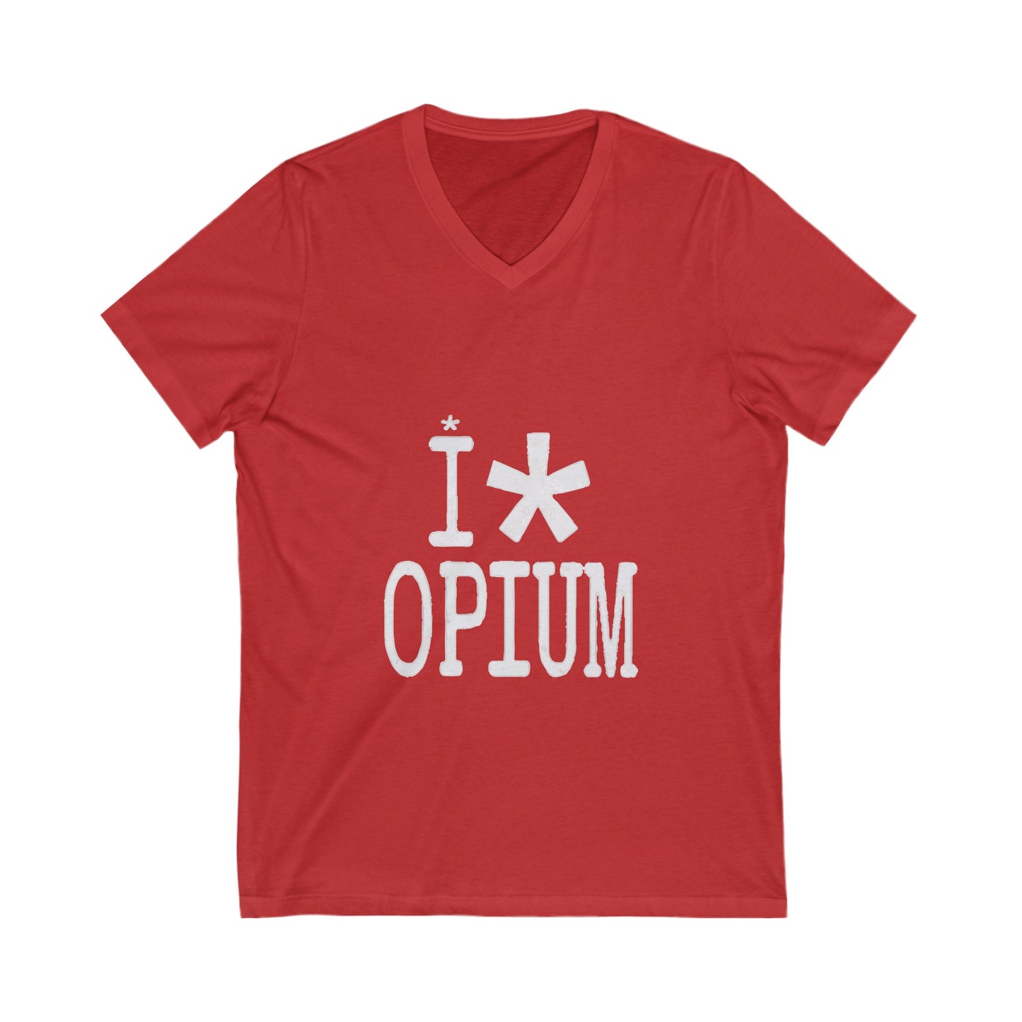 Monochrome Minimal Design Unisex Jersey Short Sleeve V-Neck Tee - snazzymerch