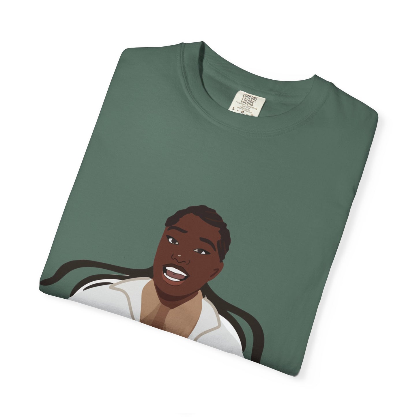 Vector Portrait Unisex Garment-Dyed T-shirt - snazzymerch