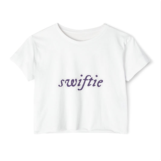 Swifted Aesthetic Women's Festival Crop Top - snazzymerch