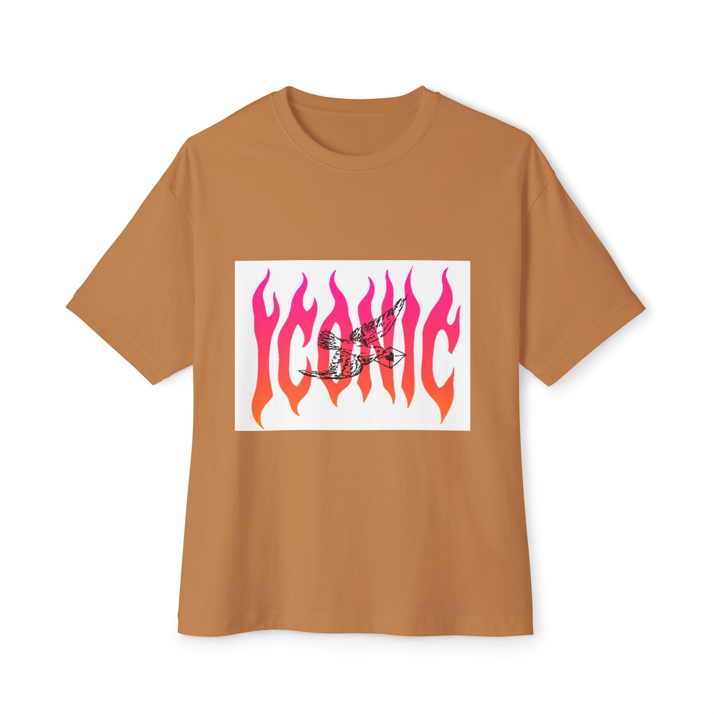 Flame Flight Iconic Unisex Oversized Boxy tee Printify