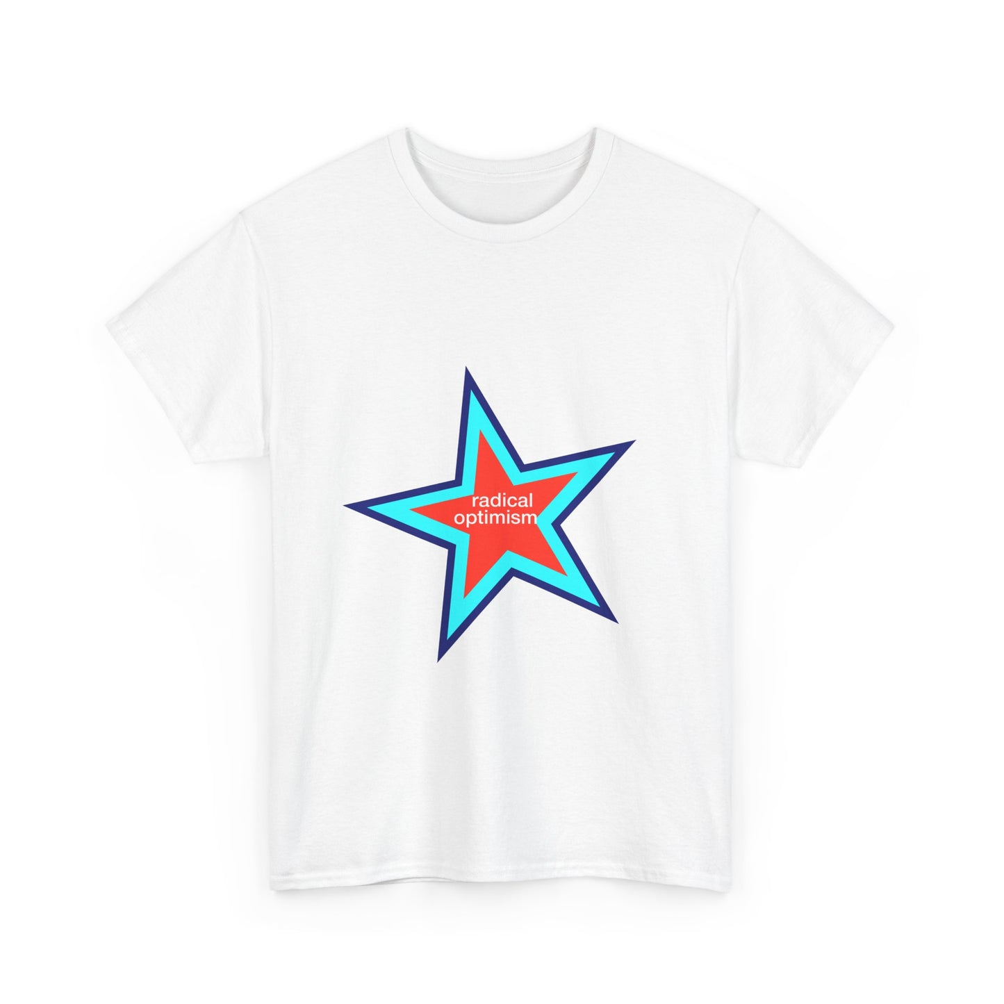 Power of Positivity Star Unisex Heavy Cotton Tee - snazzymerch