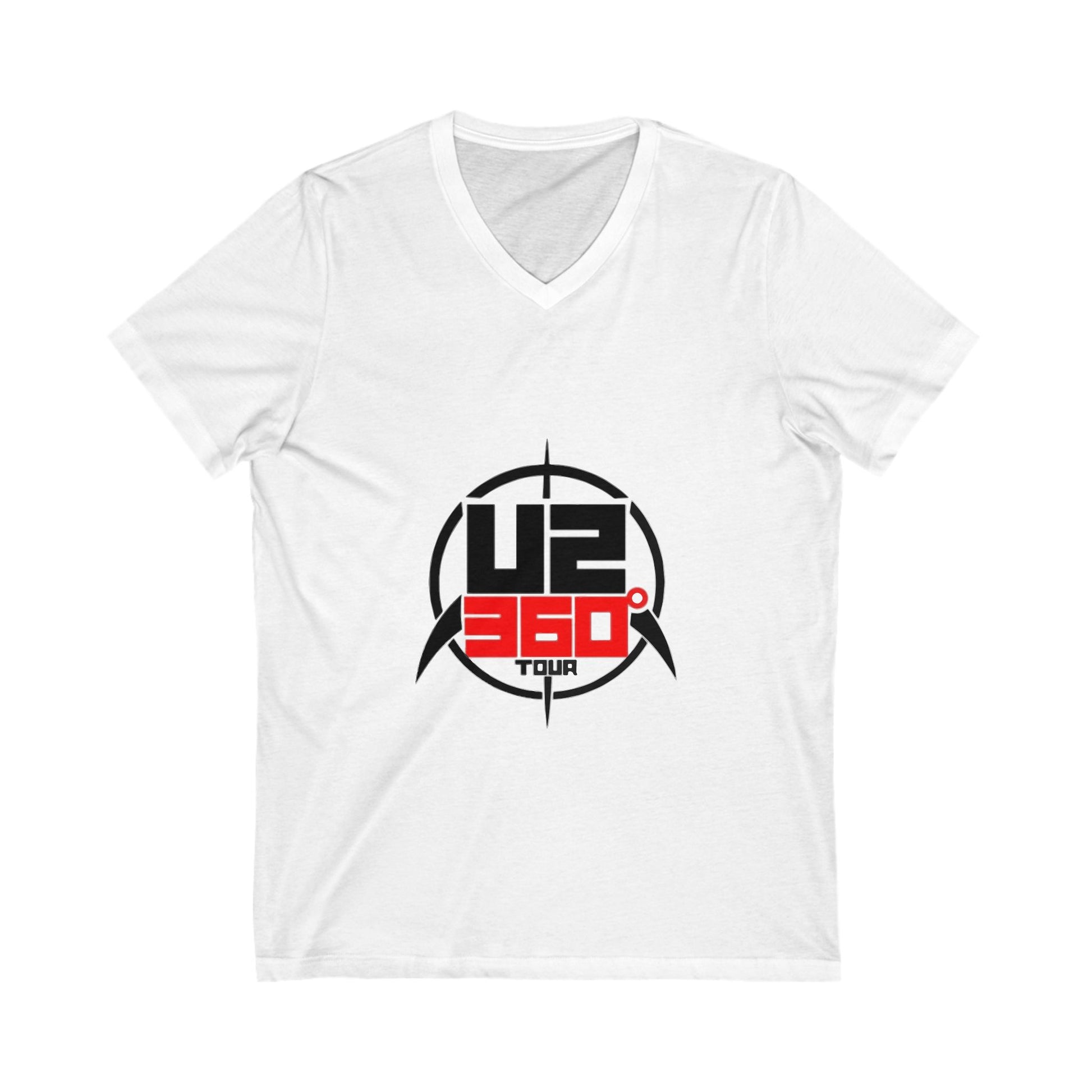 Tree Silhouette Unisex Jersey Short Sleeve V-Neck Tee - snazzymerch