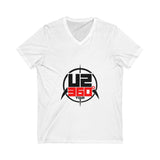 Tree Silhouette Unisex Jersey Short Sleeve V-Neck Tee - snazzymerch