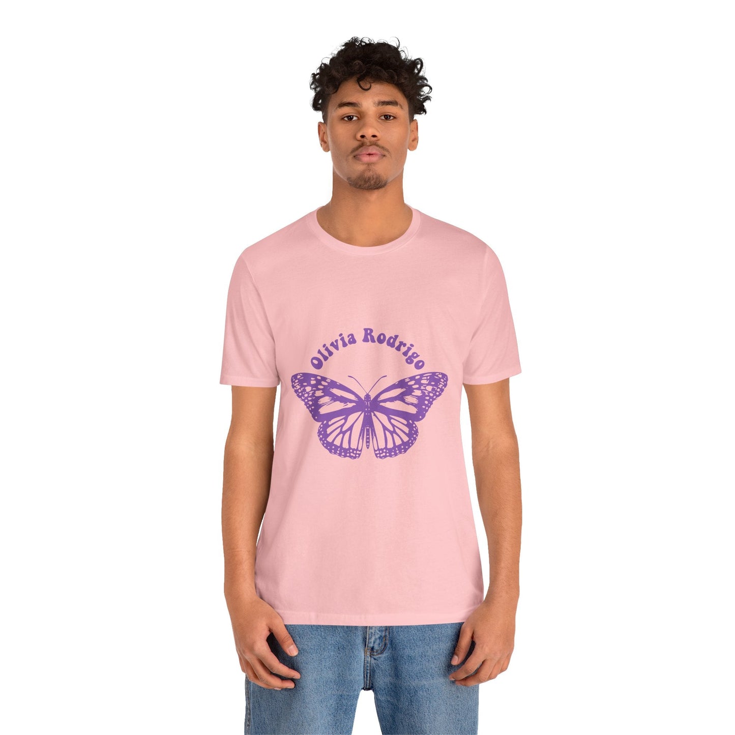 Olivia Rodrigo Unisex Jersey Short Sleeve Tee - With Butterfly Printify