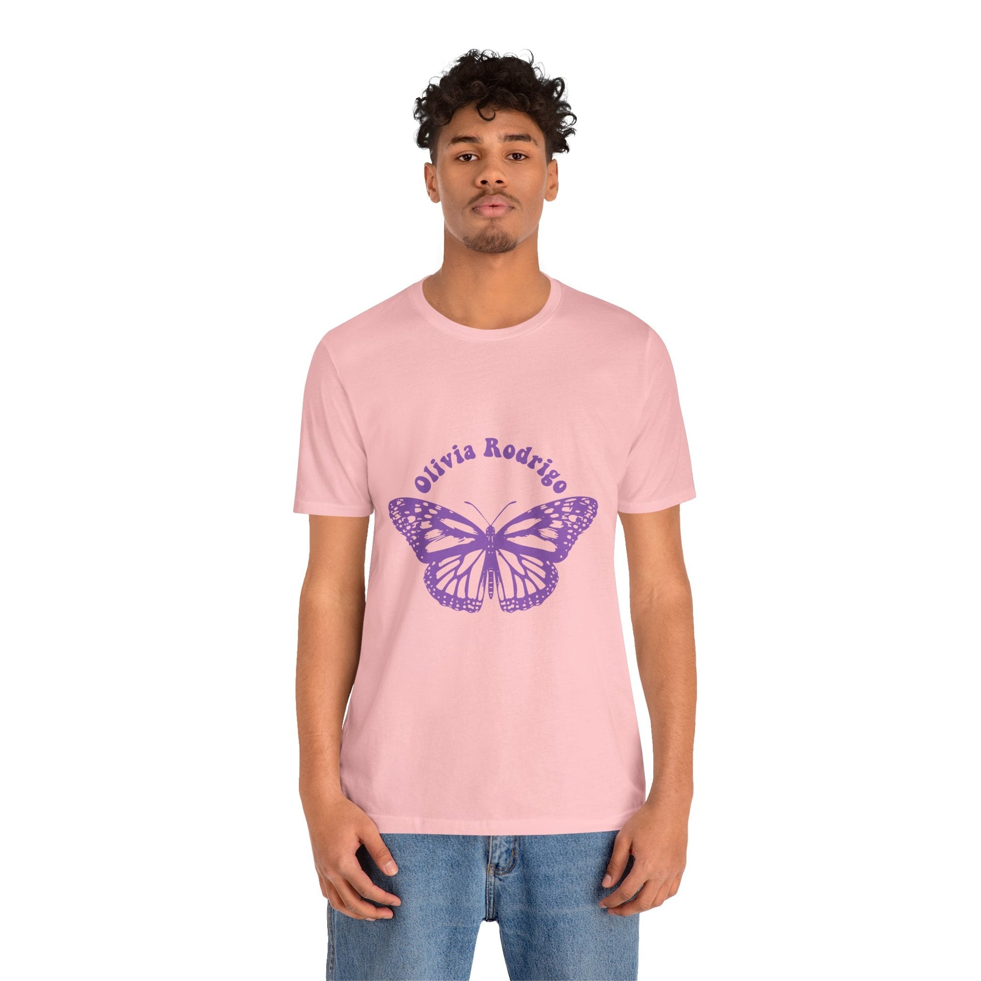 Olivia Rodrigo Unisex Jersey Short Sleeve Tee - With Butterfly Printify