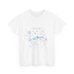 Neon Space Doodles Unisex Cotton Tee Printify