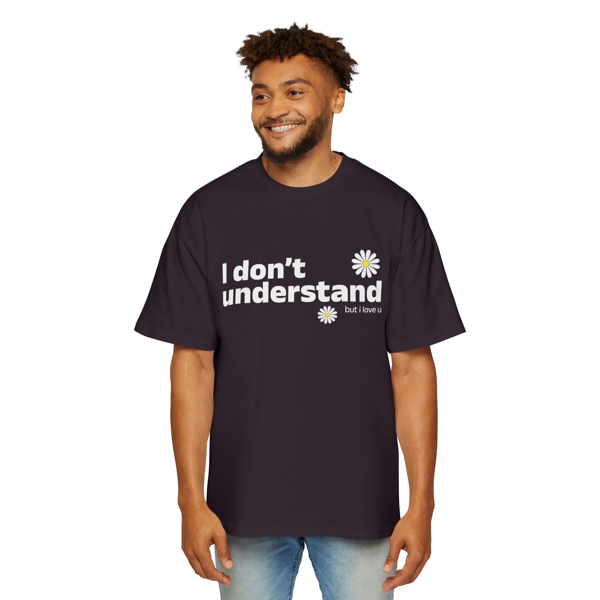 I Don’t Understand Men's Heavy Oversized Tee - snazzymerch