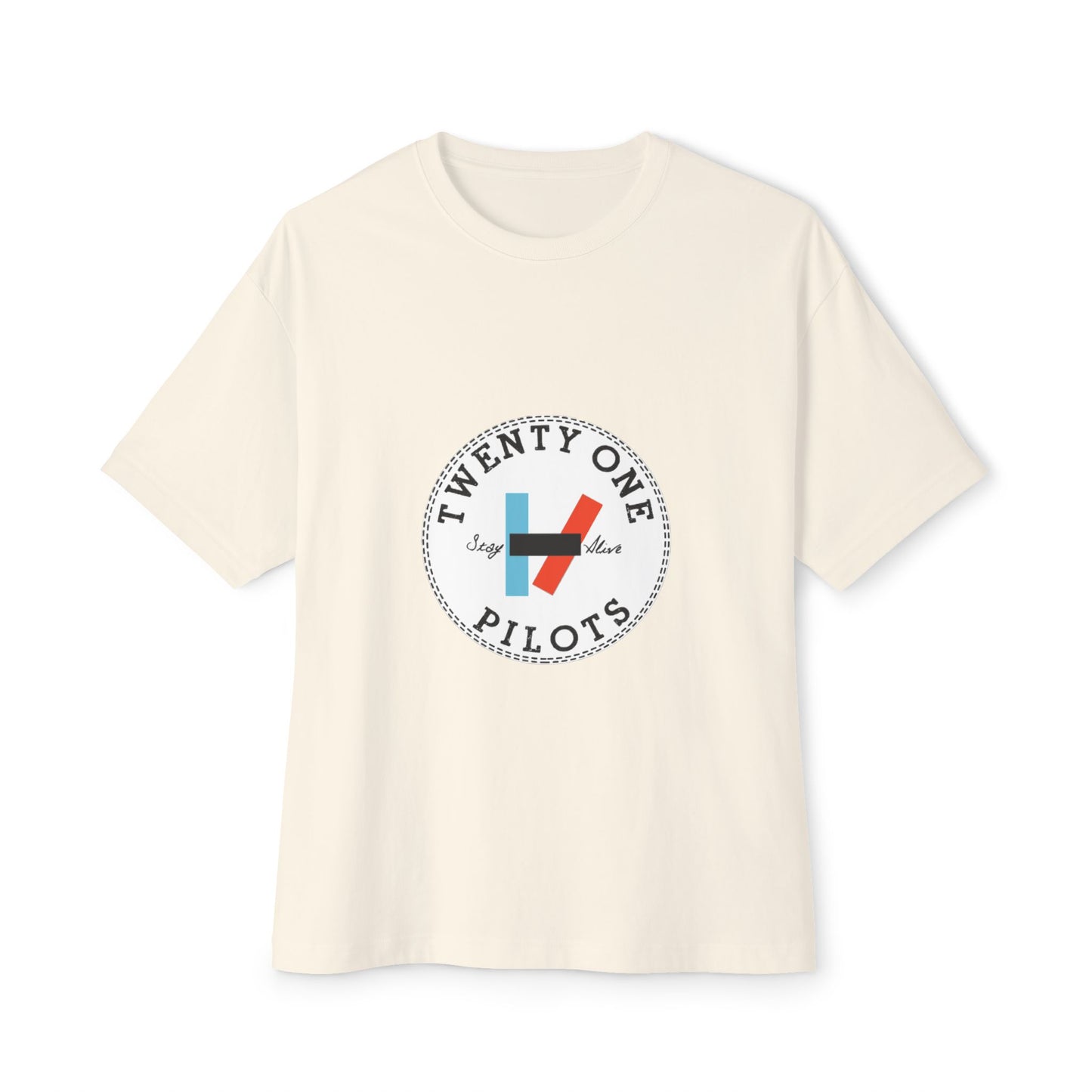 Trident Glow Unisex Oversized Boxy Tee - snazzymerch