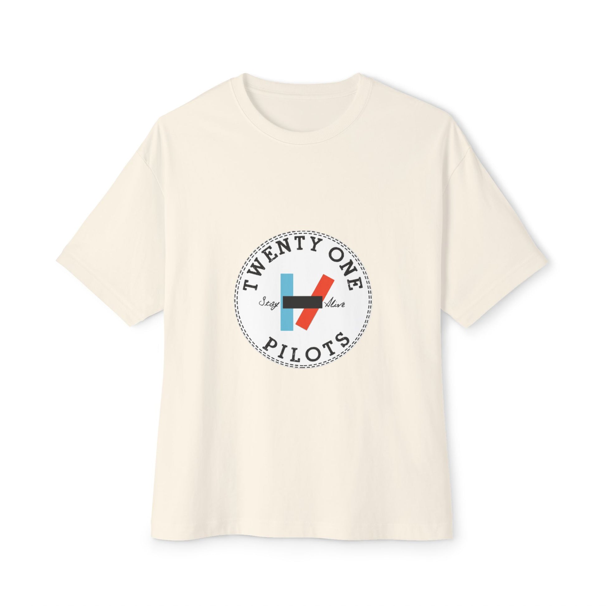 Trident Glow Unisex Oversized Boxy Tee - snazzymerch