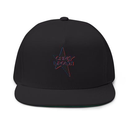 Star Outline Retro Fill Bill cap - snazzymerch