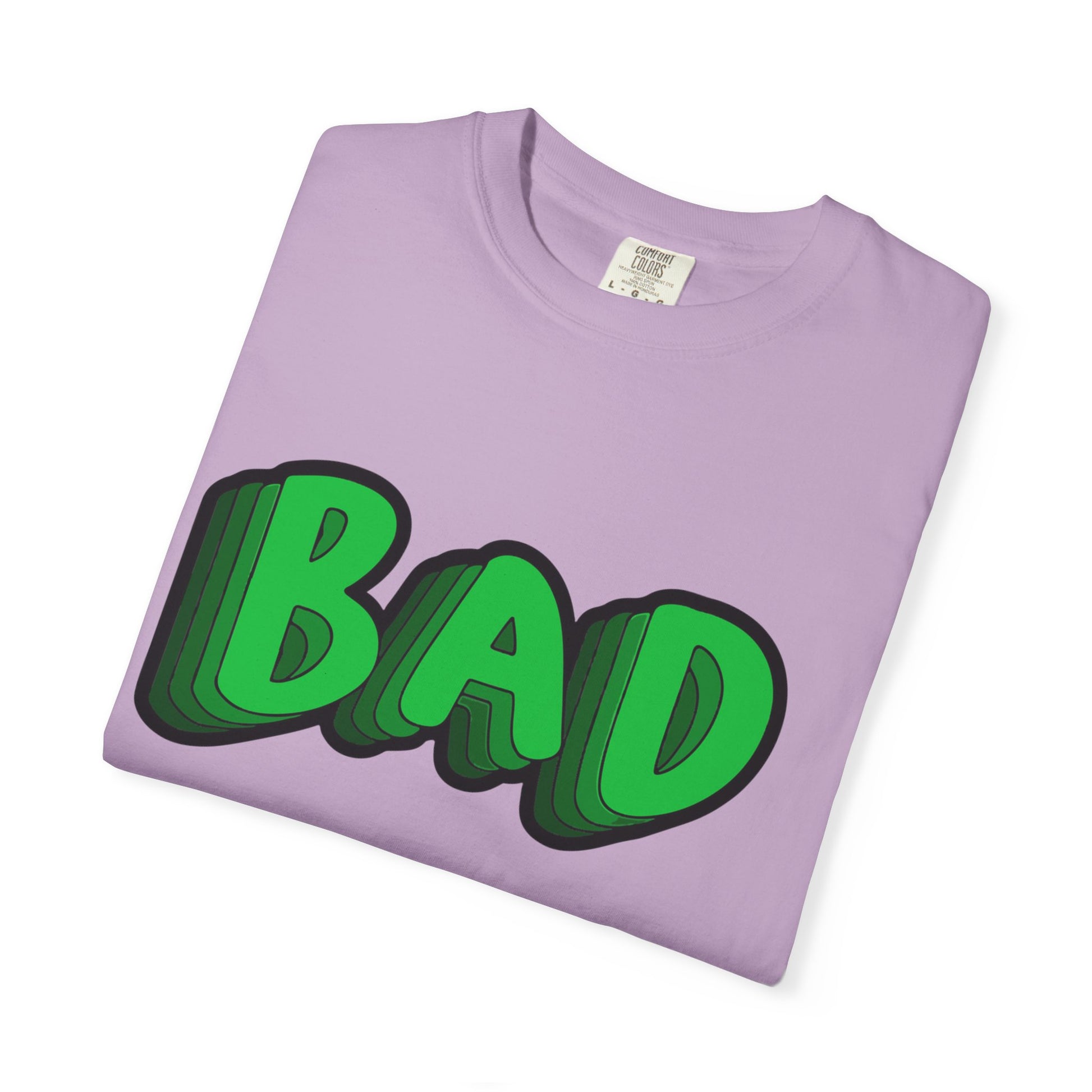 Billie Eilish Inspired Dyed T-shirt – Bold 3D Bad Mood Edition Printify
