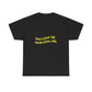 Open Vibes Yellow Script Unisex Heavy cotton Tee Printify