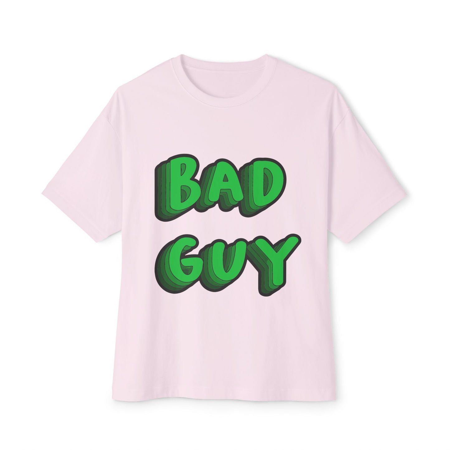 Billie Eilish Inspired Oversized T-Shirt – Bold 3D Bad Mood Edition Printify