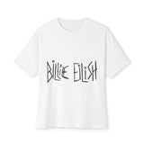 Billie Eilish Inspired Oversized T-Shirt – Twisted Ink Font Edition Printify