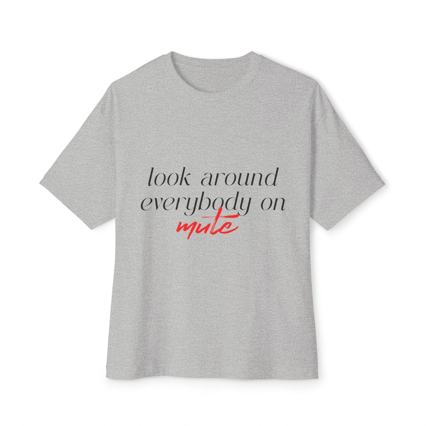 Muted World Unisex Oversized Boxy Tee - snazzymerch